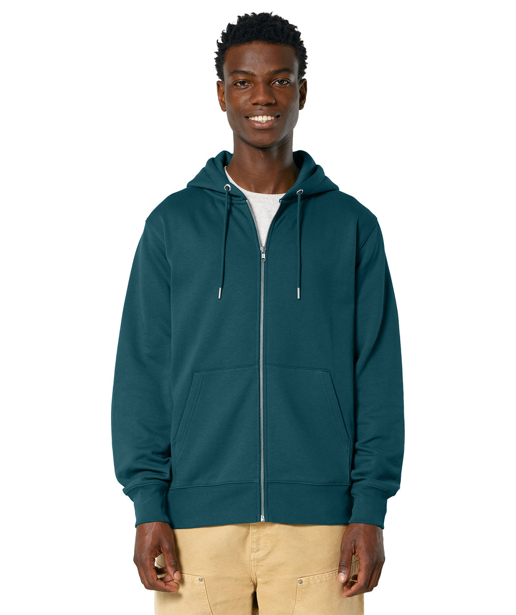 新品【NYLON STAND HOODED JUMPER】 アイボリー サイズ１ Custom Stanley/Stella Full-Zip Hoodie SXU005 | Print Natural