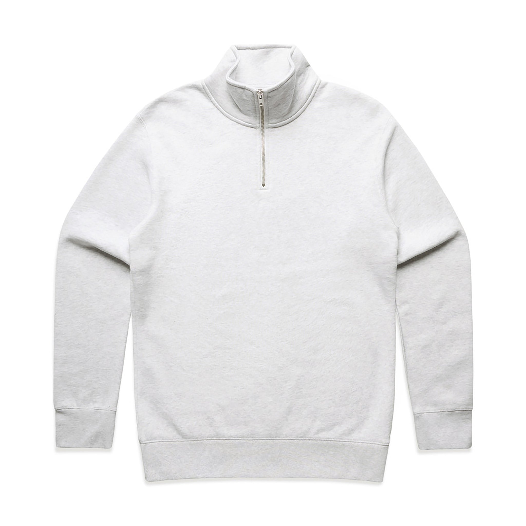 Custom AS Colour Men's Quarter Zip Sweatshirt 5125 | Print Natural