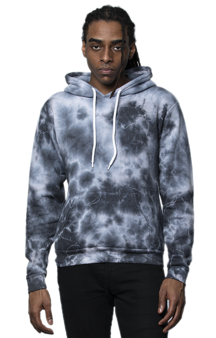 Tie dye long hoodie sale
