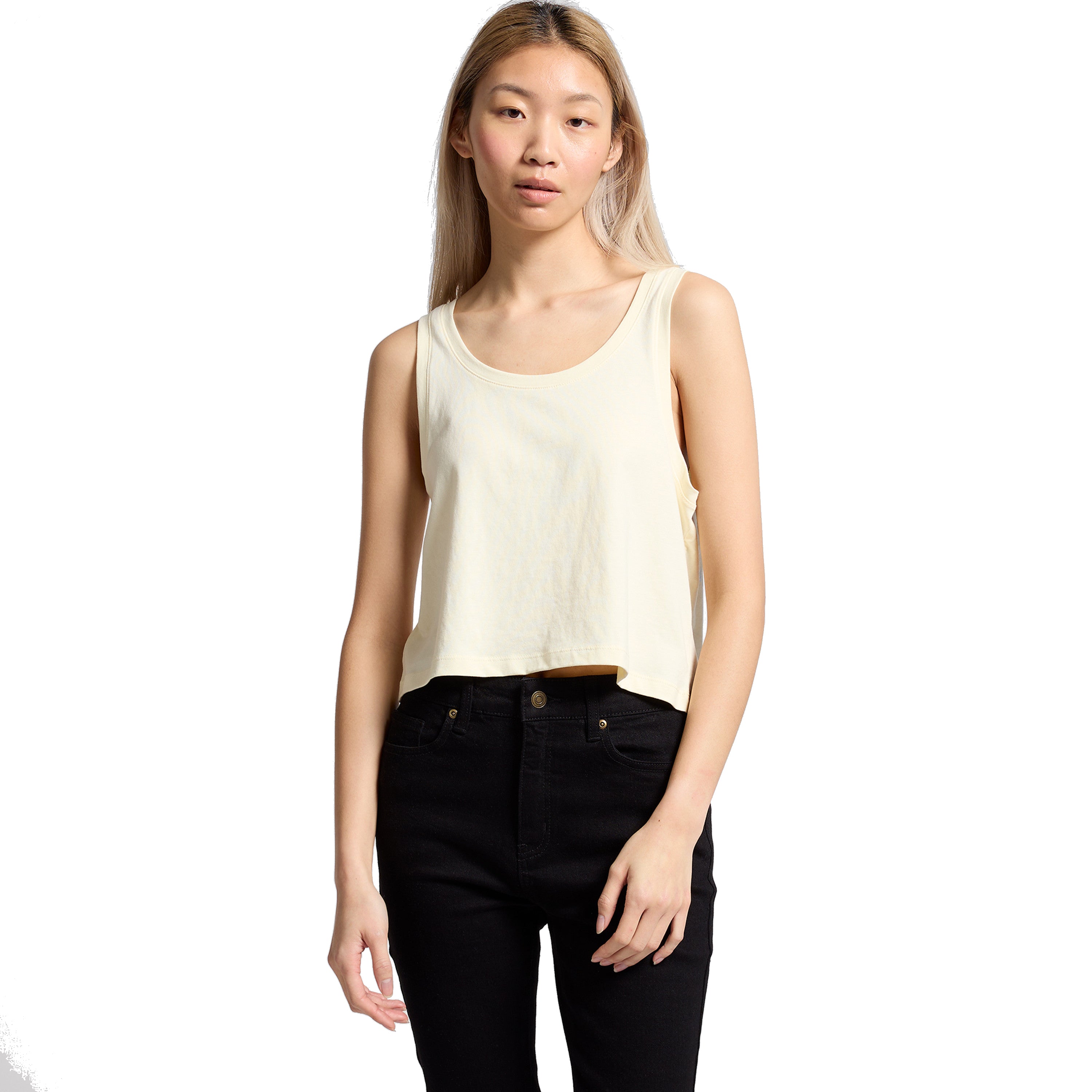 Custom AS Colour Women's Crop Tank 4031 | Print Natural