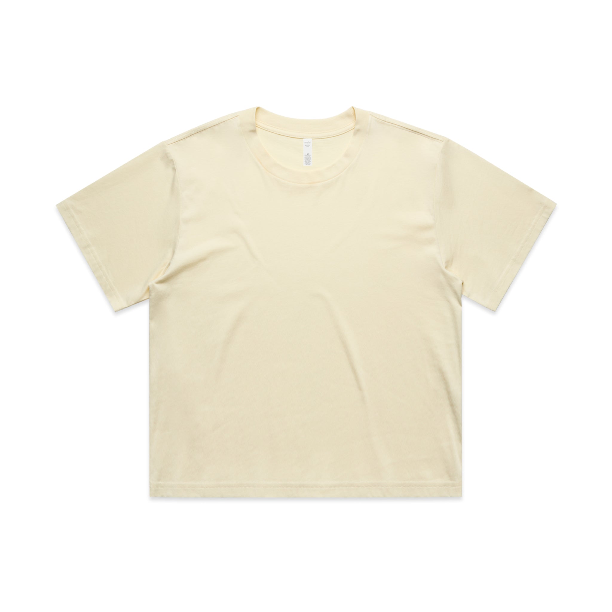 Custom AS Colour Women's Martina Crop Tee 4093 | Print Natural