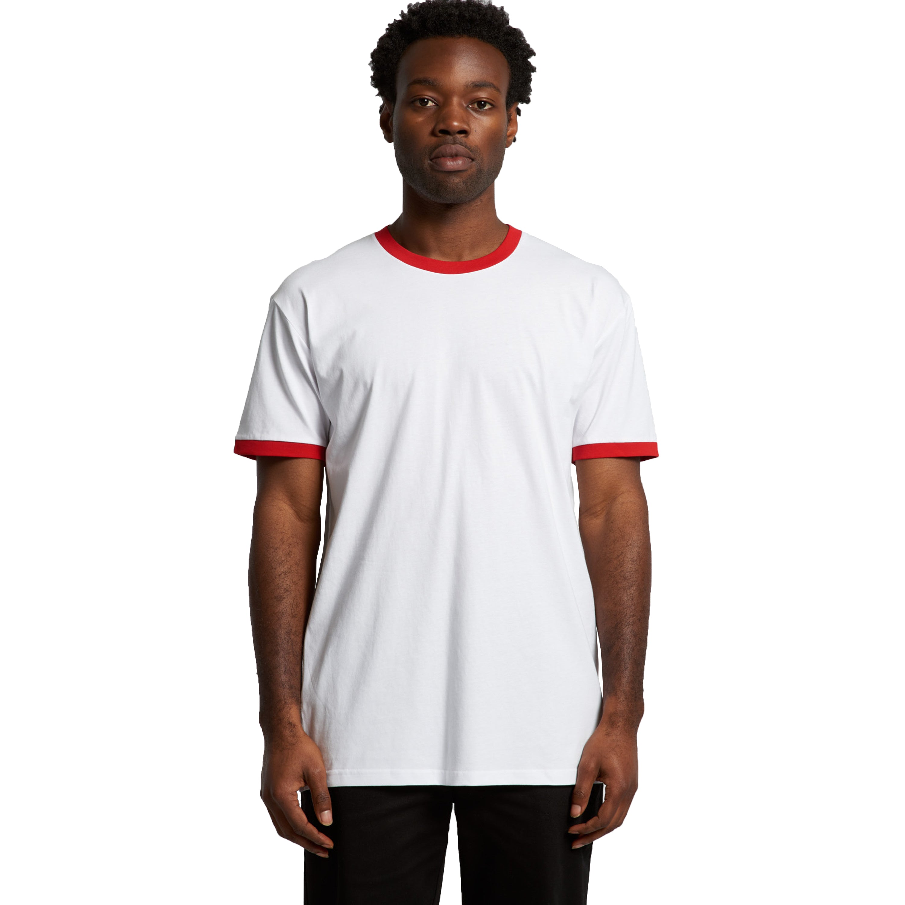 【KOOLOSET】Spirit Ringer Printing Half Tee Custom AS Colour Men's Staple Ringer Tee 5053 | Print Natural