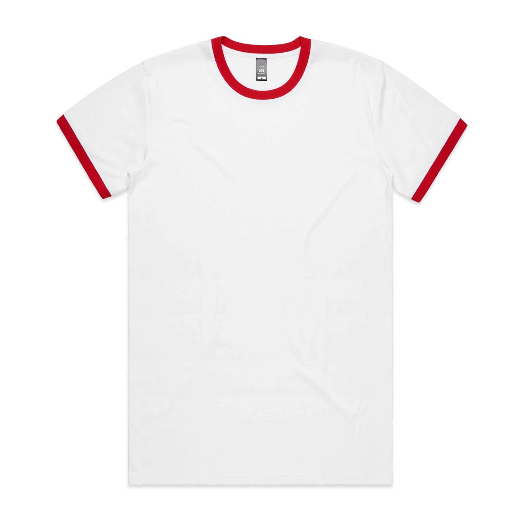 Tシャツ・カットソー No.1295 never printing ringer half T (3color) Custom AS Colour Men's Staple Ringer Tee 5053 | Print Natural