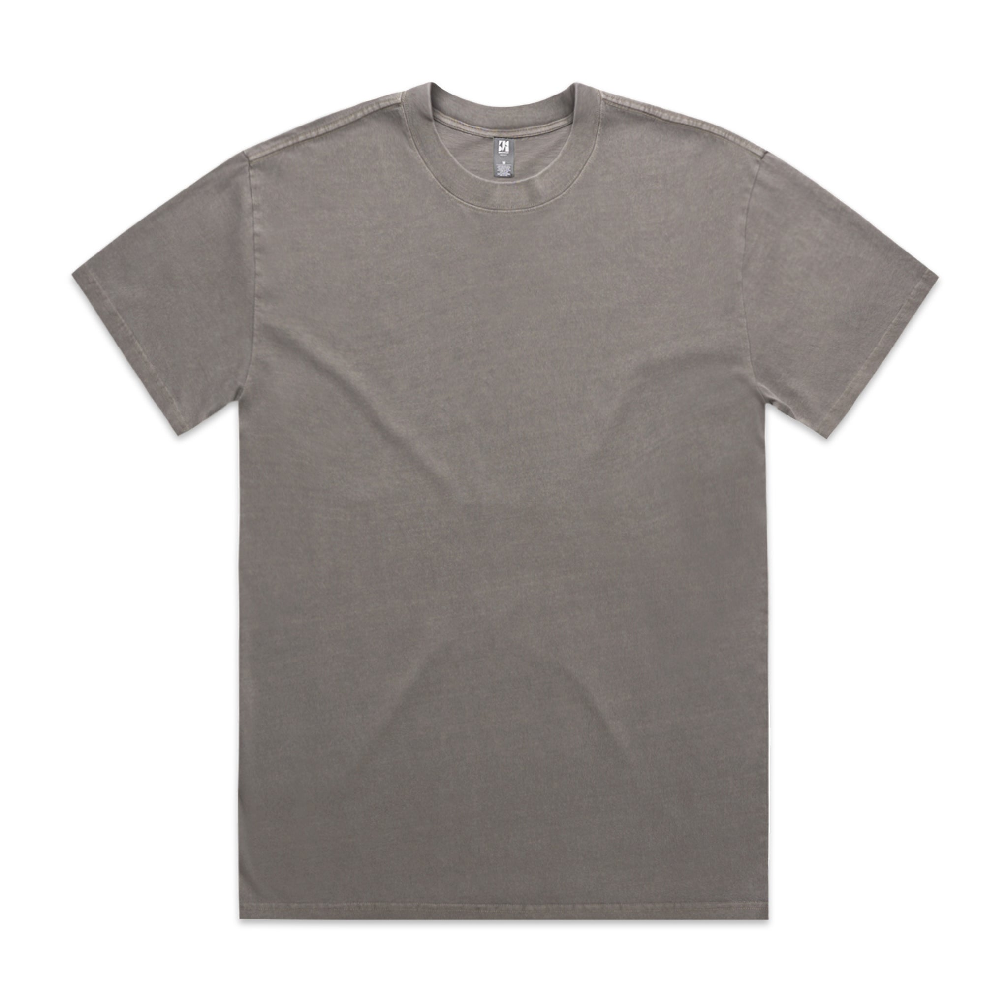 Custom AS Colour Mens Heavy Faded Tee 5082 | Print Natural