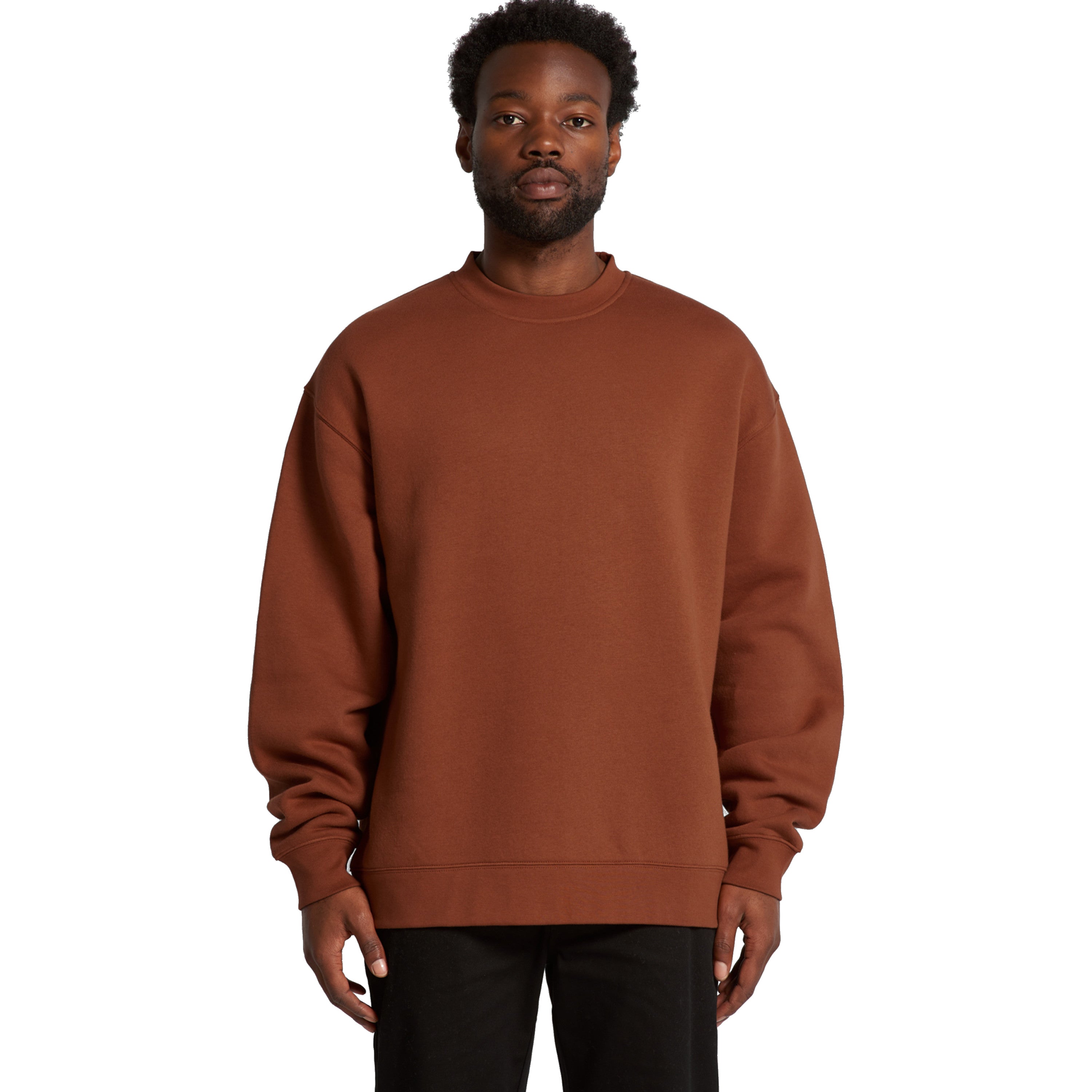 Custom AS Colour Men's Relax Crewneck Sweatshirt 5160 | Print Natural
