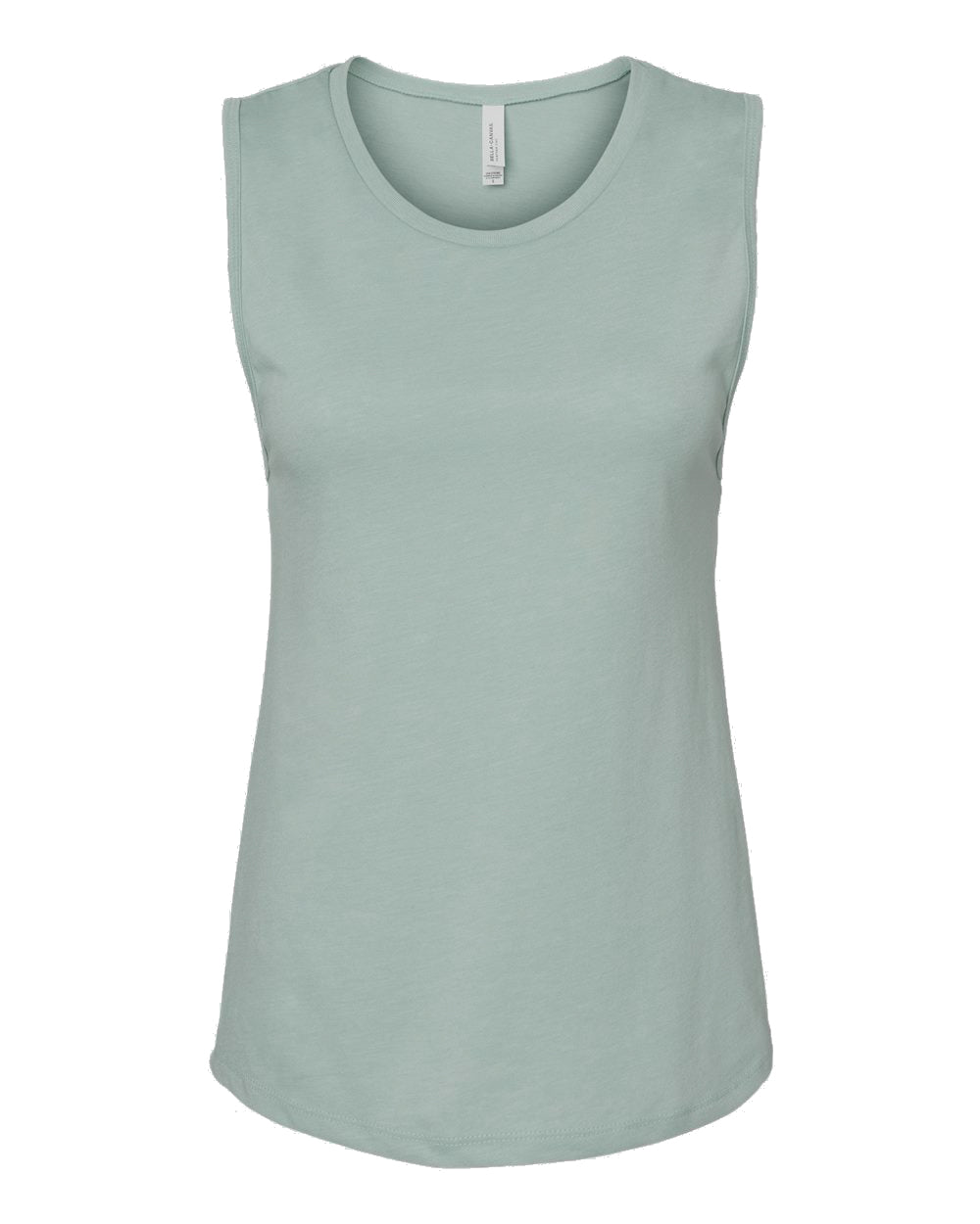 Custom Bella Canvas Women's Jersey Muscle Tank 6003 Print Natural