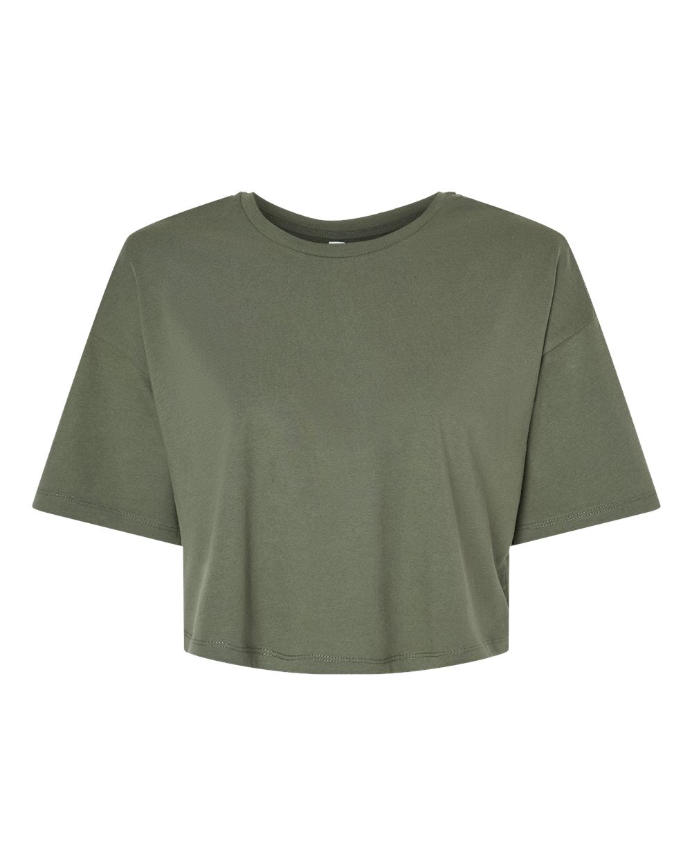 Custom Bella + Canvas Women's Jersey Crop Tee 6482 | Print Natural