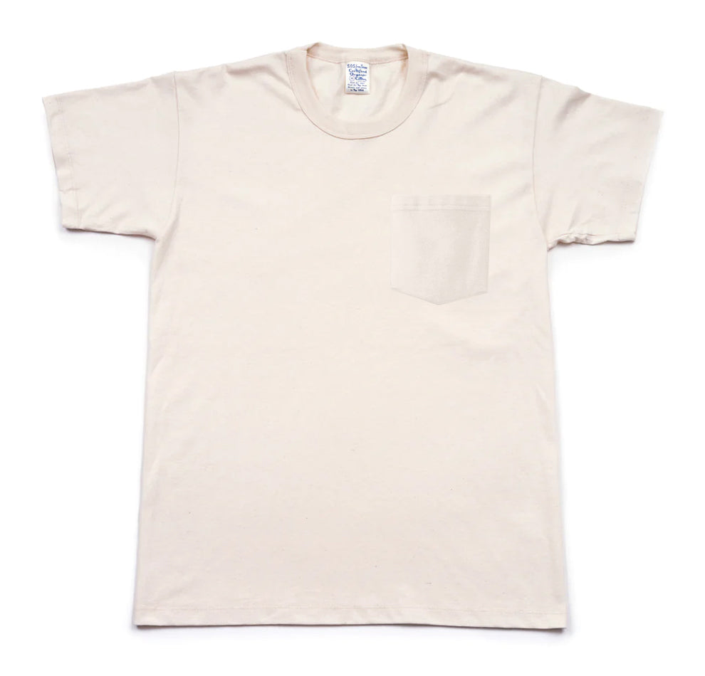 SOS From Texas Organic Cotton Pocket Tee SW200 | Print Natural